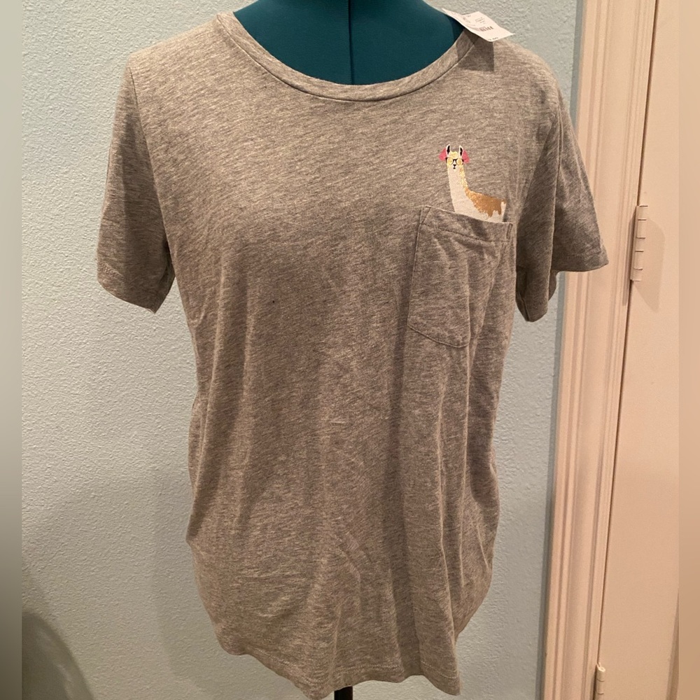 J Crew Llama Tee